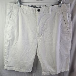 Free Planet Organic Cotton White Shorts Men’s 36 Casual Summer